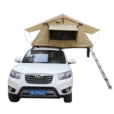 China Diagonal Style Aluminum Shell Hard Shell Rooftop Camouflage Play/Full Field Soft Roof Tent For Suv Car Vehicles for sale