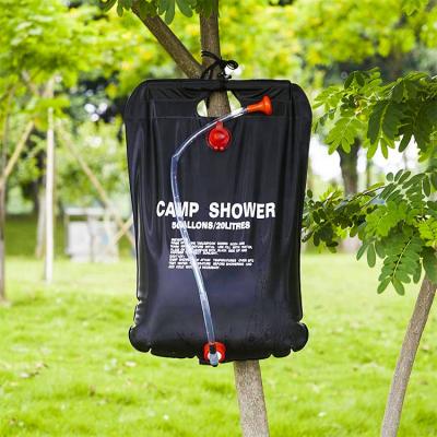 China Camping Beach Swimming Wholesale PVC Travel Outdoor Travel Portable Hanging Camping Hiking Hiking Beach Shower Bag 5Gallon/20Liter for sale