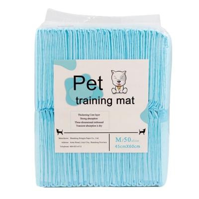 China Biodegradable Dog Traveling And Snotty Pee Waterproof Pet Training Pad Viable Cheap Puppy Pad Pet Training Used for sale