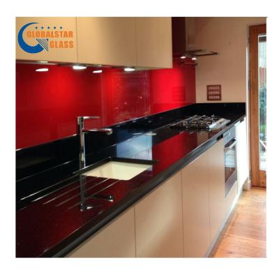 China Modern 3mm 4mm 5mm 6mm 8mm Custom Back Painted Kitchen Toughened Printed Glass Price for sale