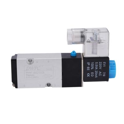 China Affordable IP65 Series 24v DC Aluminum Alloy Pneumatic Solenoid Valve For Machinery Repair Shops 4M210-08 for sale