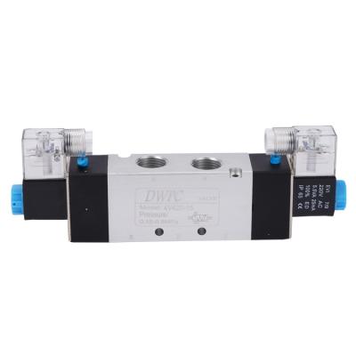 China Machinery Repair Shops 5 2 Way Double Dolenoid Magnetic Valve Control On Off Pneumaric Valve 1/2 Inch 4V420-15 for sale