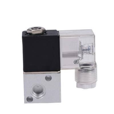 China Machinery Repair Shops 3/2 Air Pneumatic Mini Solenoid Pneumatic Direct Acting Aluminum Valves Way 3V1-06 for sale