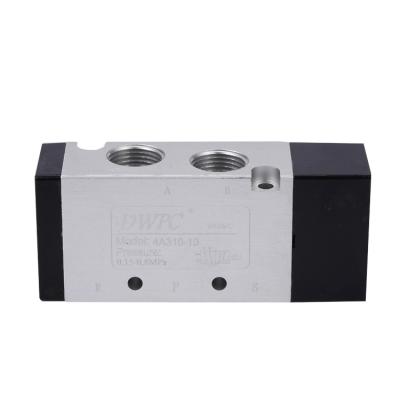 China Machinery Repair Shops Series 4A310-10 4A320-10 Five 5 5/2 Way Air Pilot Two Way Pneumatic Control Valves 2 Way Solenoid Valve for sale