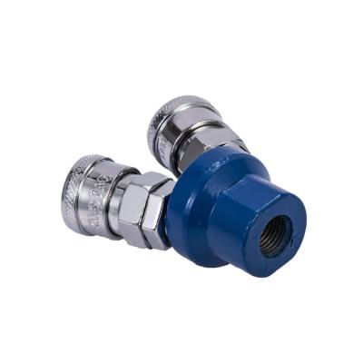 China Machinery Repair Shops Pneumatic Quick Coupler Push To Connect Male Thread Iron Air Duct Fitting for sale