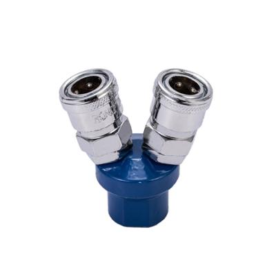 China Machinery Repair Shop Fittings Pneumatic Quick Coupler 2pass Quick Coupler for sale