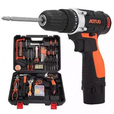 China Popular High Speed ​​Power Cordless Screwdriver Drill DIY Multi Function Charging Hand Drill Electric Home Industrial Electric Screwdriver for sale