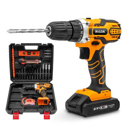 China Wholesale soft durable handle 32nm 10mm 1.3ah 1.5ah 2.0ah 21v lithium battery machine- electric cordless screwdriver and drill for sale