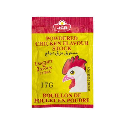 China Halal Bone Broth Seasoning Chicken Bouillon Powder 17gx42 Sachets For Soup Cooking for sale