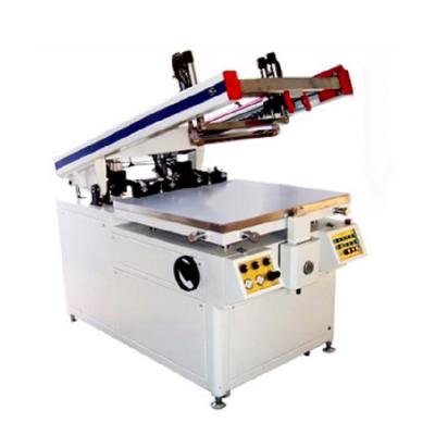 China Semi-auto Ceramic Decal Silk Screen Printing Machine Flatbed Sheet To Cover Metal Paper Plastic Panel Digital Glass Screen Printing Machinery for sale