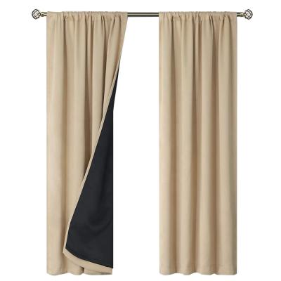 China 100% Luxury Ready Made Blackout Curtain Blackout Curtain Blackout Curtains for sale