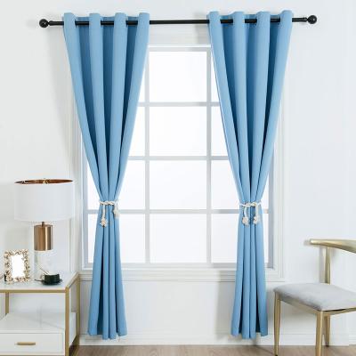 China Blackout Solid Curtain Drapes Classic Blackout Curtains for sale