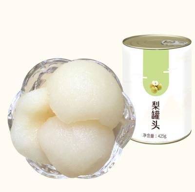 China Canned high quality canned fruit canned half pears in syrup for sale