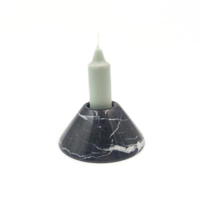 China Custom simple modern natural marble candlestick decoration living room table table home decoration for sale