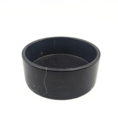 China Modern Simple Pet Food Bowl Natural Marble Bowl Candy Storage Bowl for sale