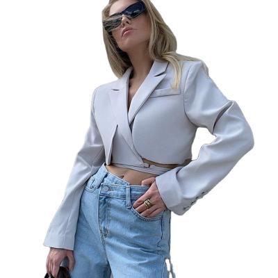 China Saling Women's Breathable Warm Fashion Clothes Fall Outfits For Women Lady Blazer Jacket Suit for sale