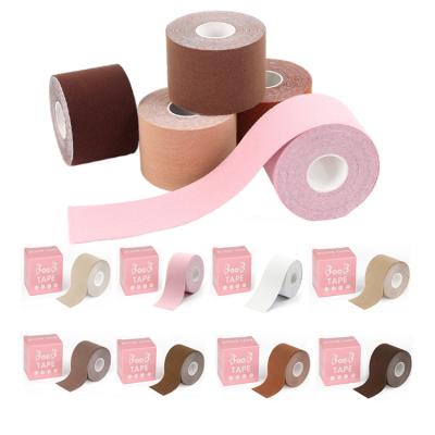 China Custom Hot Sale Woman Boob Lift Tape Skin Colored Cloth Breast Boob Tape From Underwear Manufacturer EONBON for sale