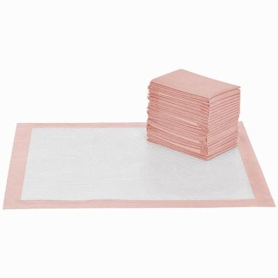 China Viable Absorb Liquid Pink Dog PEE Disposable Large Scented Puppy Pads For Pets for sale