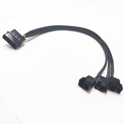 China Home Appliance PC Computer CUP Fan 5-Pin Male to Standard Female PWM Fan 4-Pin Adapter Extension Cable for sale