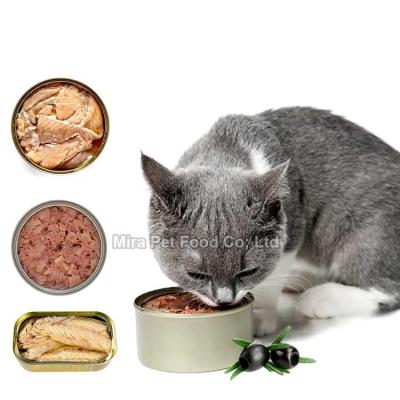 China Sustainable Natural Flavor Manufacturing Accept Customization Organic Canned Wet Cat Food for sale