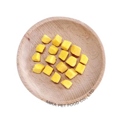 China Stocked Egg Yolk Freeze Dried Food Cat OEM Cat Treats For Customized With Small Yolk Cube And Whole Yolk for sale