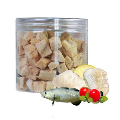 China Wholesale Stocked Cod Freeze Dried Food For Cat Food And Pet Food Cod Cubes for sale