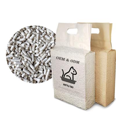 China Stocked Stripped Shape Tofu Cat Litter Factory With Activated Carbon Or Green Tea In 2mm 3mm Diameter Customized for sale