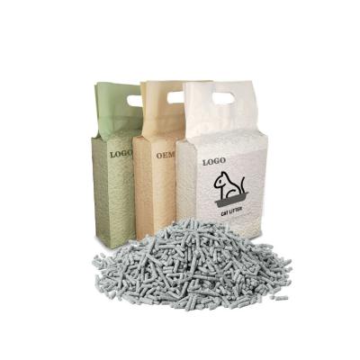 China High Quality Stocked Cat Litter Bulk Flavor Cat Litter Bulk Multicolored Tofu for sale