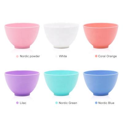 China Wholesale High Quality Food Grade Silicone Mask Bowl Beauty Tools Popular Face Mask Facial Mask Mixing Bowl Mixing Bowl for sale