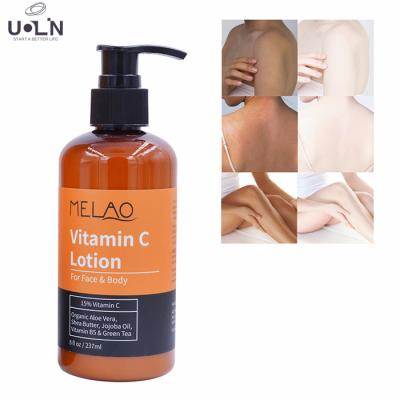 China Natural Organic Moisturizer Private Label Body Cream VC Volume Customize Skin Care Lighting Whitening Moisturizing Vitamin C Body Lotion for sale