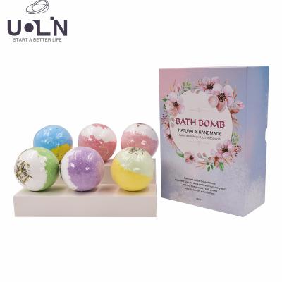 China Body Bath Bombs Surprise Rose Bomb Hydraulic Press Rose Petal Hydraulic Press Rose Petal Salt Private Label Lavender Sample for sale