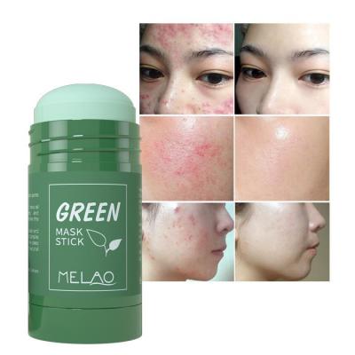 China Moisturizer Green Tea Face Mask Clay Oil Control Deep Cleaning Blackhead Remove Purifying Shrinks Peeps Nourishing Acne Treatment for sale