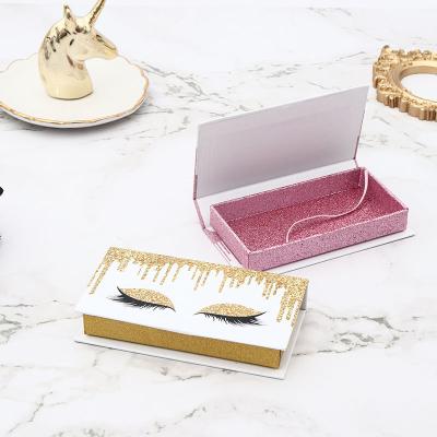 China Hot Sale Color Quantity Recyclable OEM ODM Customize Logo Low MOQ Custom False Eyelash Packaging Box Shape False Eyelash Box for sale