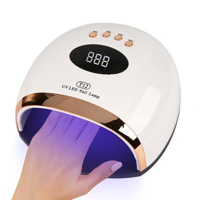 China ABS LED Plastic UV Nail Lamp 180W UV Nail Light For Gel Polish Quick Nail Dryer With 48 Lamp Beads 4 Timers 4 Large Space Gel Curing Lamps For for sale