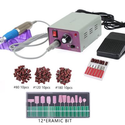 China FAST SHIPPING Stainless Steel New Arrival Handpiece Nail Drills Manicure Machine Pedicure Electric Folder Bit Electric Aluminum Alloy Material for sale