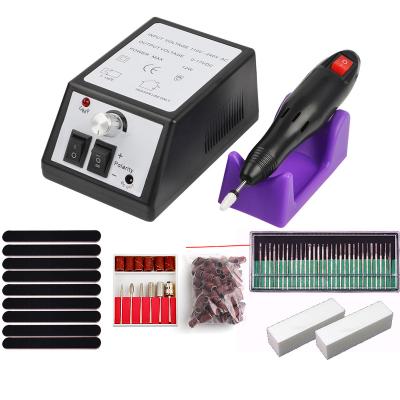 China Electric Stainless Steel Nail Drill Machine Acrylic Nails Portable Electric Nail File Tool Manicure Pedicure Polishing Supplies For Home for sale