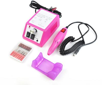 China Stainless Steel Factory Hot Selling 20000RPM Professional Portable Electric Nail Drill Machine With 6 Dill Bit Set for sale