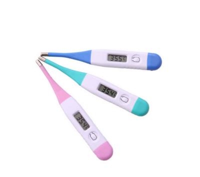 China Tragbarer Thermometer große Anzeigen-Digital, flexible Spitzen-kleiner Digital-Thermometer Feverline zu verkaufen