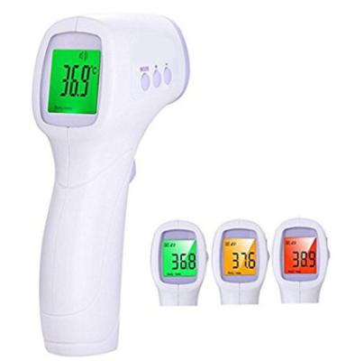 China Elektronischer medizinischer Infrarotthermometer mit 3 Farbrücklicht-Anzeige zu verkaufen