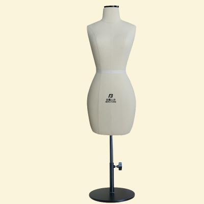 China French size female dummy form 1/2 mini support upper body dress for mannequin draping form on sale for sale