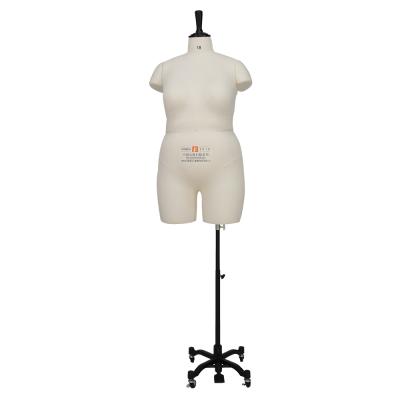 China Plus Support Upper Body Dress Form Female And Draping Mannequin for sale