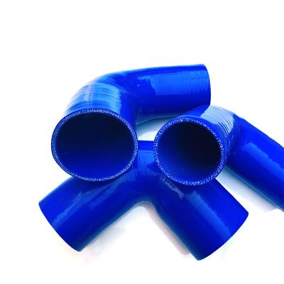 China Customizable Factory Price Automotive Colorful Elbow Height Silicone Hose Flexibility Hose Water Pipe for sale