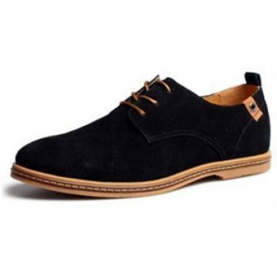 China Quick-Drying Size 38-49 Large Business Casual Shoes Suede Leather Oxford Shoes for sale