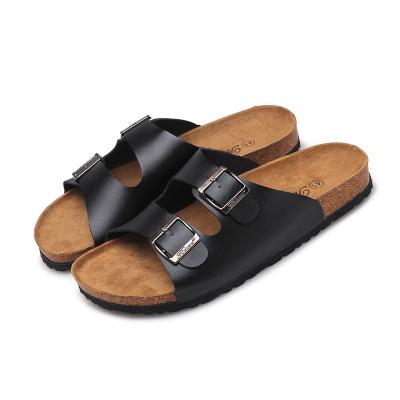 China Summer Flip Slip Beach Sandals Anti-skid Cork Men Slippers And Slippers Fashion Trend Sandals Casual Slipper for sale