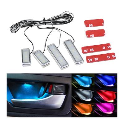 China Usb Universal Car Led Strip Lamp Focos Led Car Ambient Accessories Automobiles Atmosphere Decoration Lights Interior Light for sale