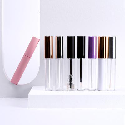 China Mascara Magic Wand Tube Cap 10ml Cosmetic Packaging Plastic Empty Mascara Bottle With Brush Mascara Tube Container for sale