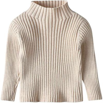 China Baby Boys Sweater Anti-pilling Toddler Long Sleeve Cotton Knitted Pullover Sweaters Twisted Slim Fit Turtle Neck for sale