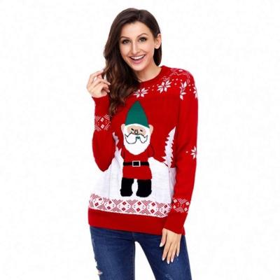 China Women's Wholesale Anti-Shrink Santa Ugly Christmas Sweater for sale