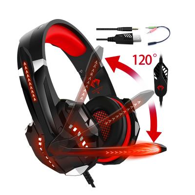 China Headband Free Sample Kulaklik Noise Cancel Headset Gaming Headphones Audifono Gamer Headset With Mic For PC PS5 Xbox for sale