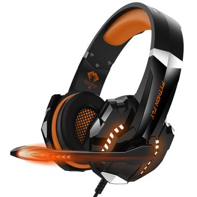 China Earphone Amostra Grtis Gaming Headset G9000 Pro With Wire Head Set PC PS4 Headphones With Led Microphone 3.5mm Lightweight Gaming Earphone for sale